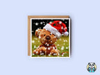 Christmas Teddy Bear Greetings Card - The Gifted Panda