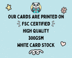 Congratulations On The Birth Of Your Baby Girl Greetings Card - The Gifted Panda