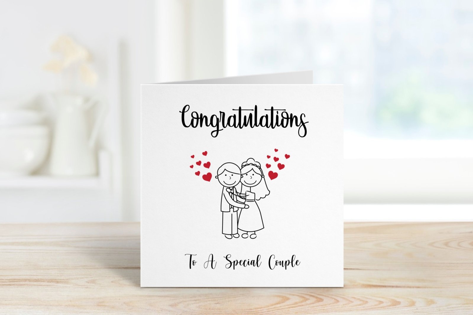 Congratulations To A Special Couple - Wedding Card Secondary image