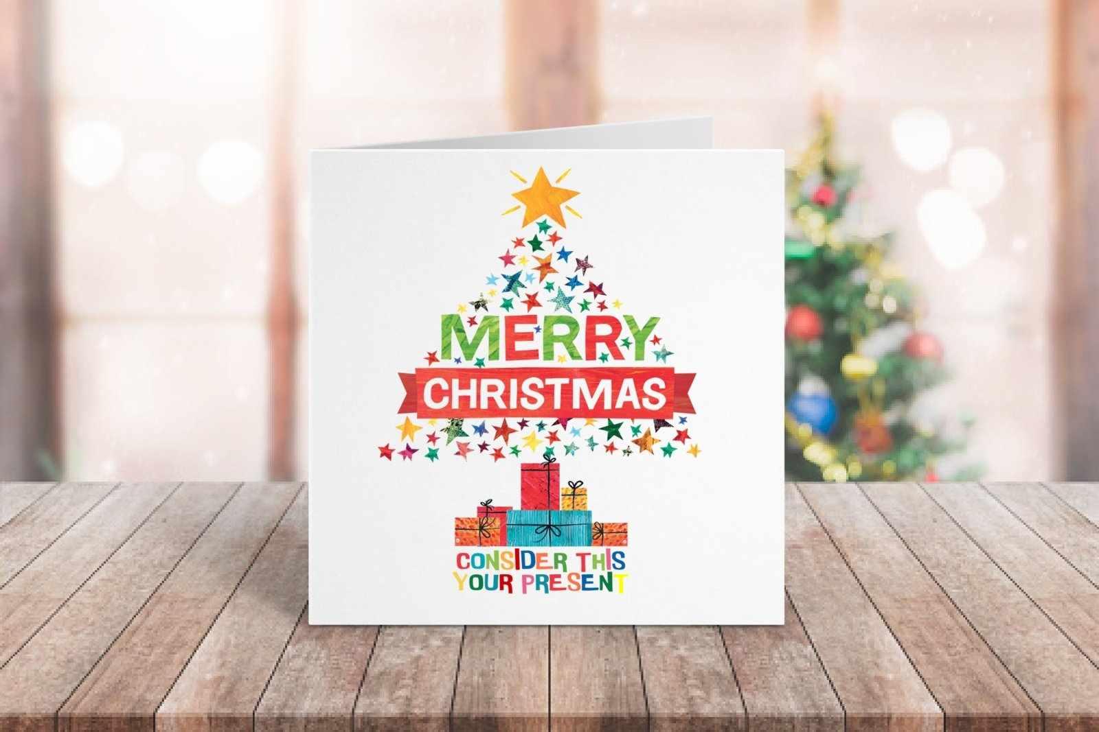 Consider This Your Present - Christmas Card - The Gifted Panda