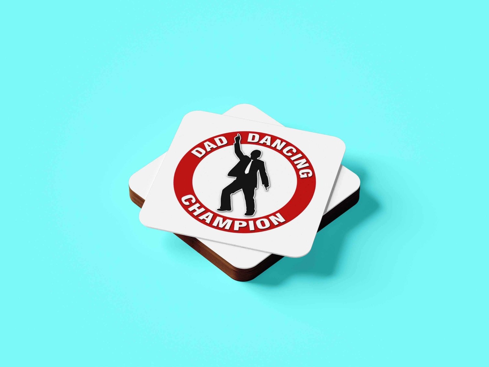 Dad Dancing Champion Coaster - The Gifted Panda Main image