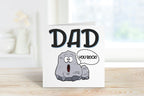 Dad You Rock Greetings Card - The Gifted Panda