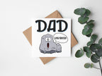 Dad You Rock Greetings Card - The Gifted Panda