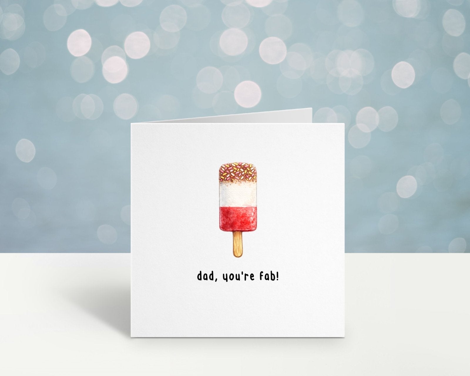 Dad You're Fab Card - The Gifted Panda