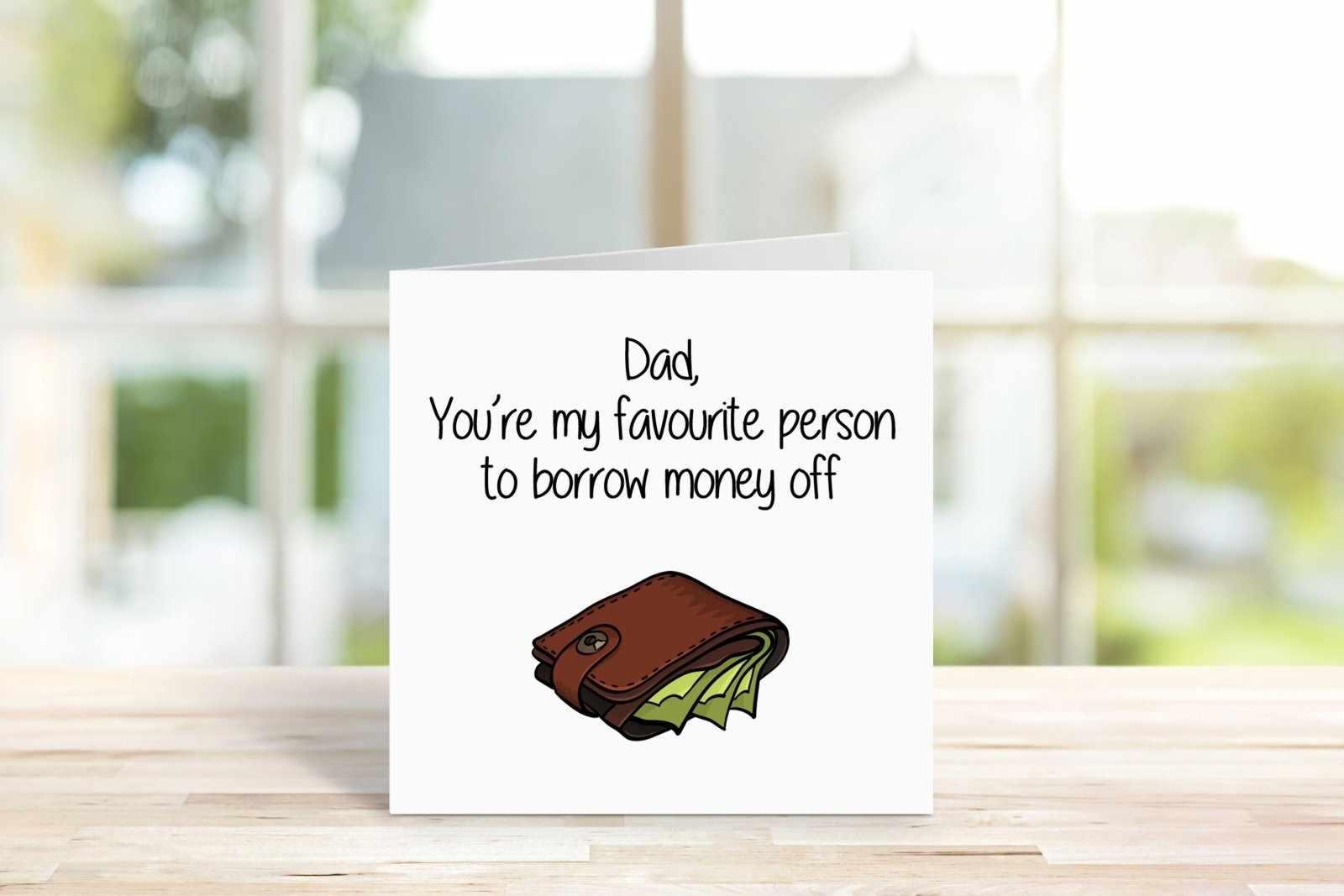 Dad You're My Favourite Person Greetings Card Secondary image