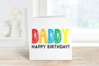 Daddy Happy Birthday Scribble Greeting Card - The Gifted Panda