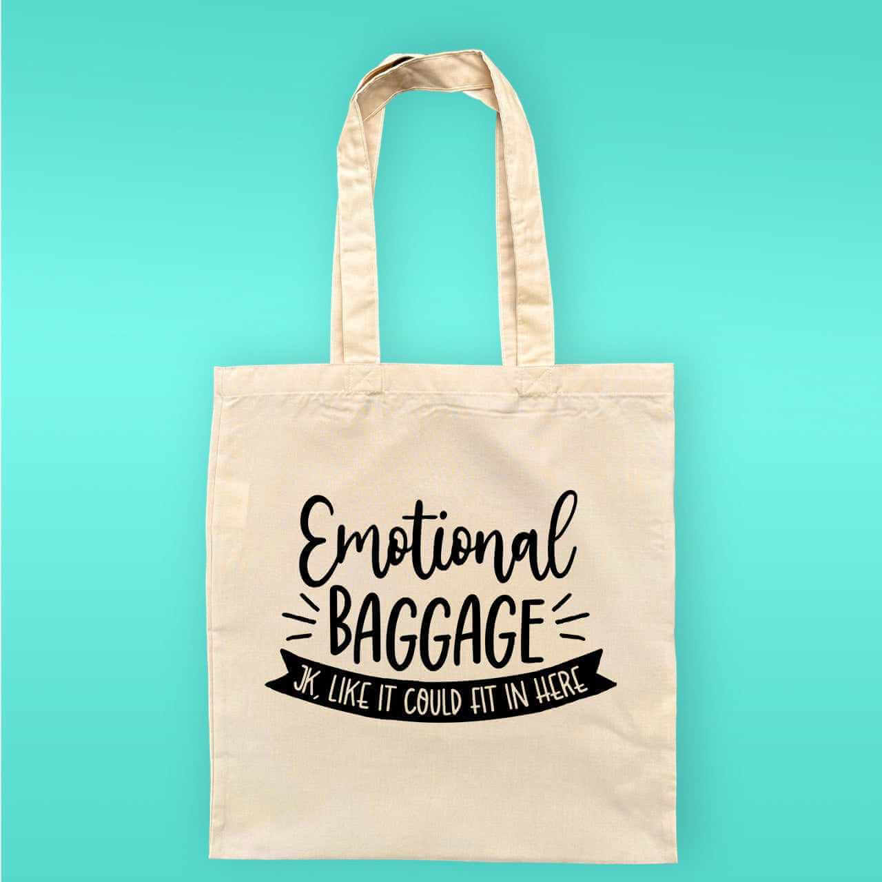 Emotional Bagage Reusable Tote Bag - The Gifted Panda Main image