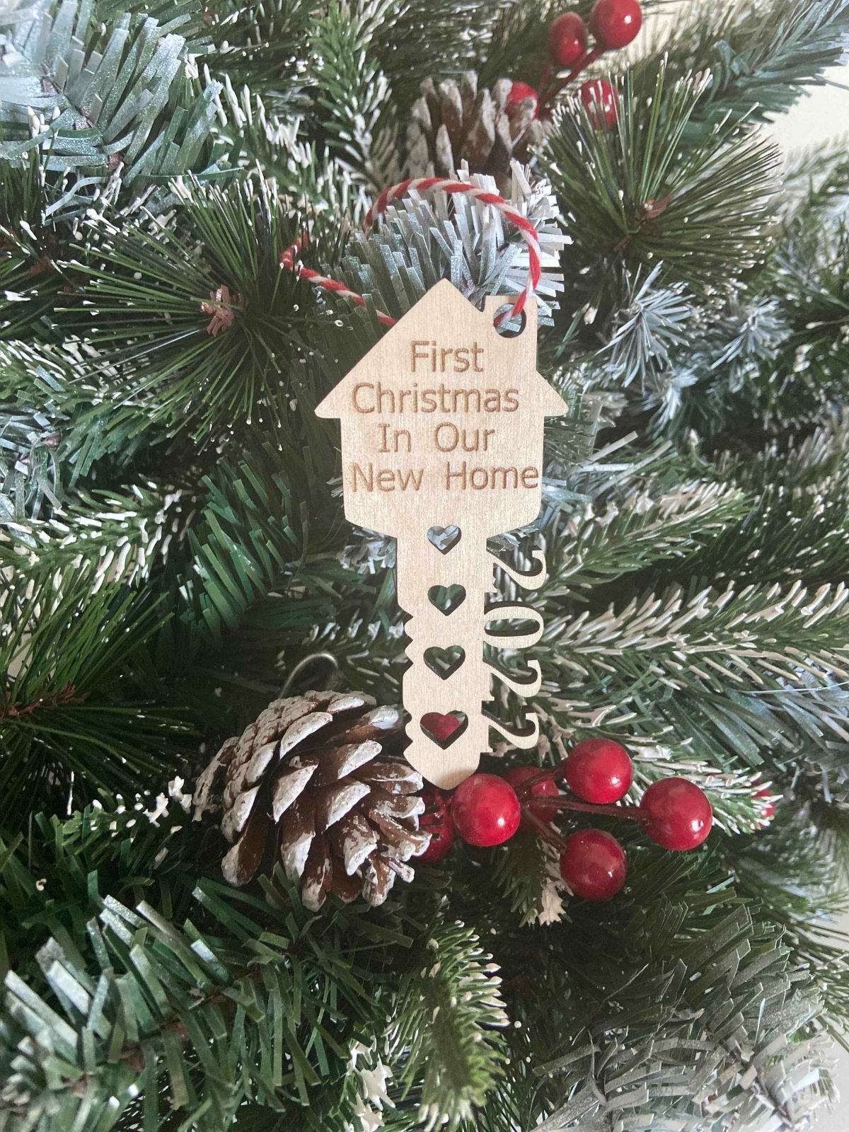 First Christmas In Our New Home Christmas Tree Ornament Secondary image
