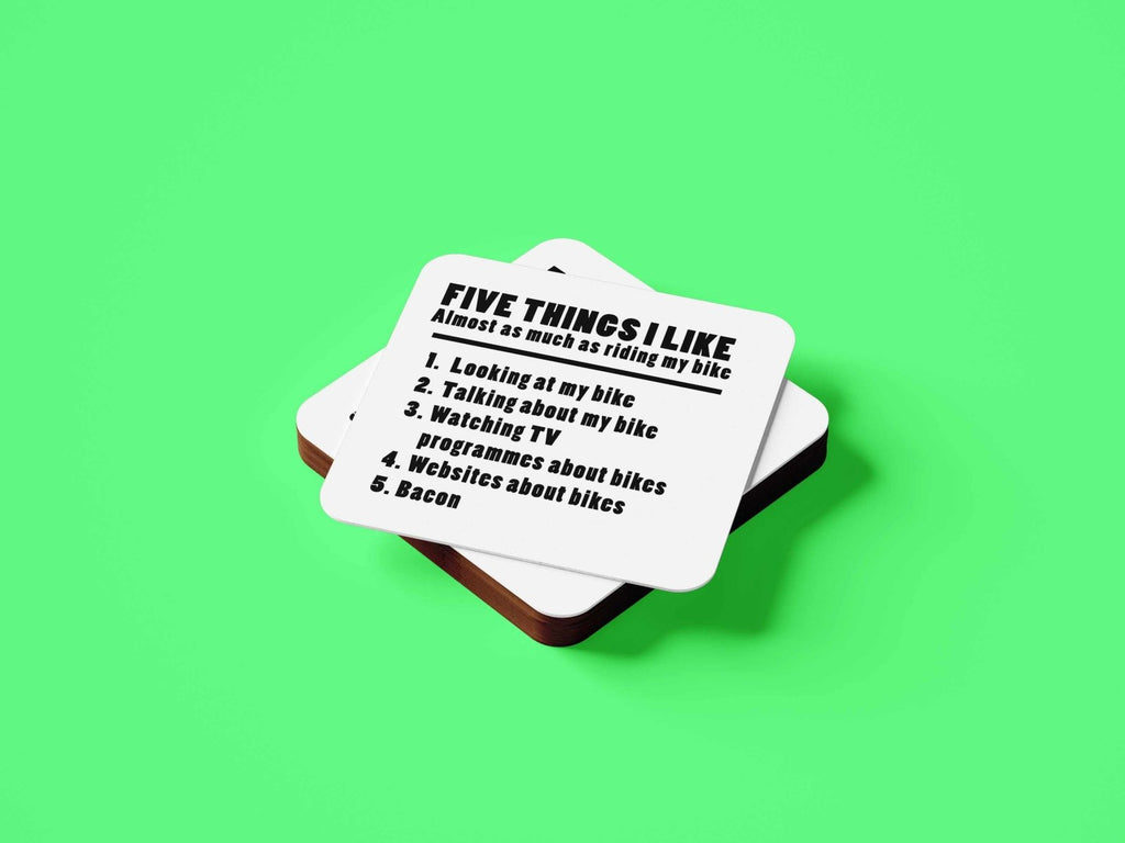 Five Things I Like - Bike Mug - The Gifted Panda