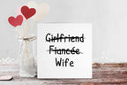 Girlfriend, Fiancee, Wife - Card White - The Gifted Panda