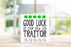 Good Luck Traitor Greetings Card - The Gifted Panda