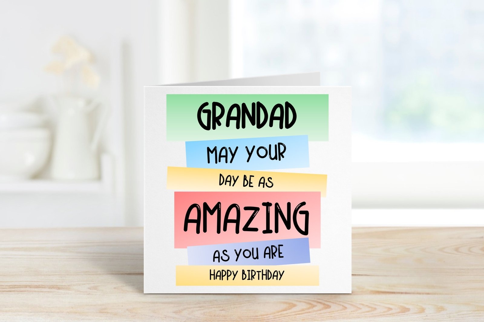 Grandad Happy Birthday Greetings Card Secondary image