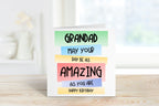 Grandad Happy Birthday Greetings Card - The Gifted Panda