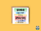 Grandad Happy Birthday Greetings Card - The Gifted Panda