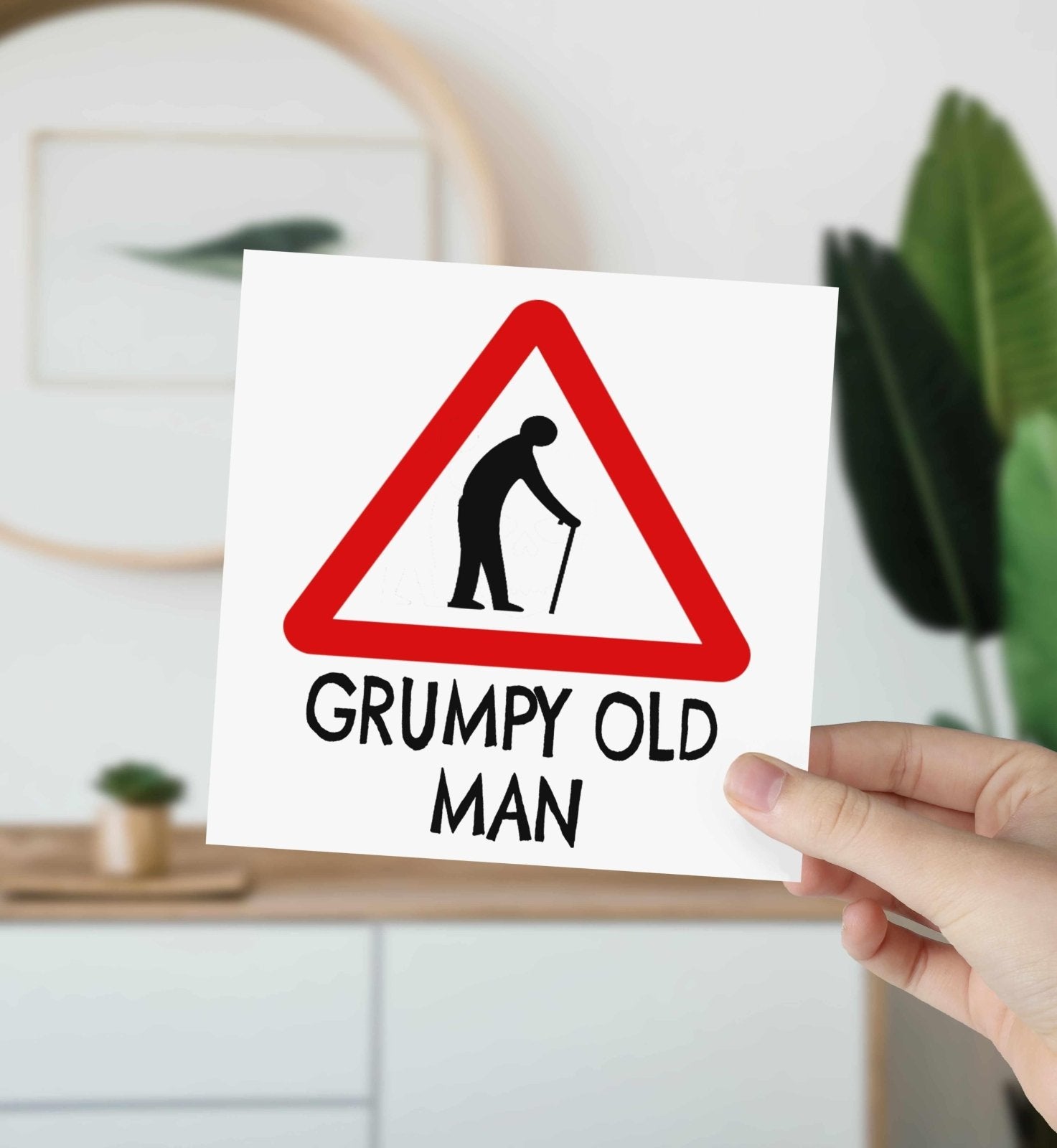 Grumpy Old Man Greetings Card Secondary image