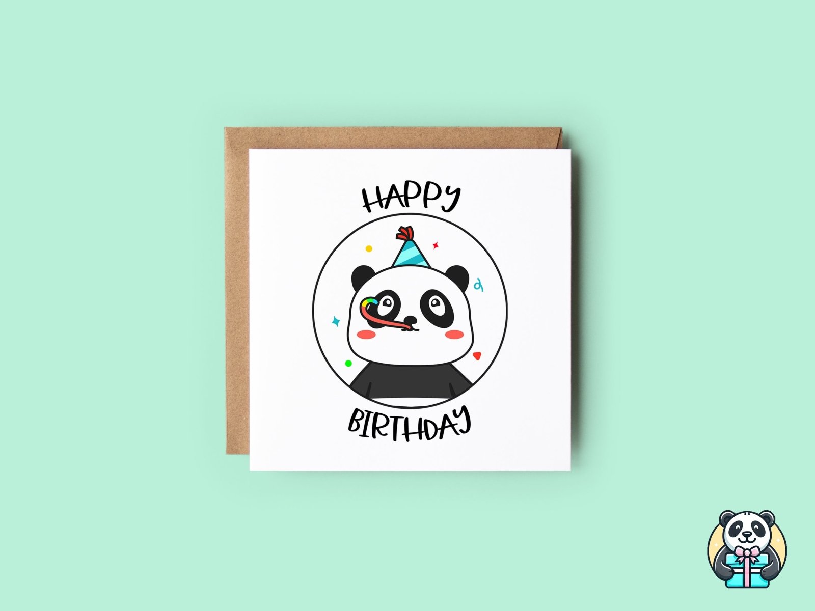 Happy Birthday - Panda Celebrating - The Gifted Panda Main image