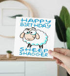 Happy Birthday Sheep Shagger Greetings Card - The Gifted Panda