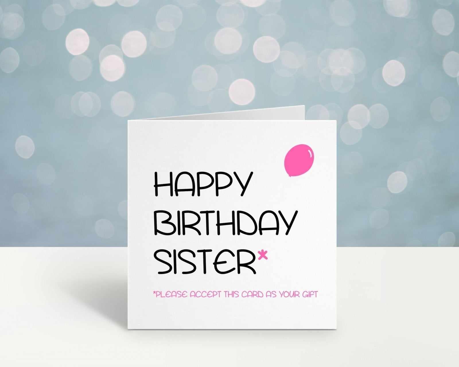Happy Birthday Sister Card Secondary image