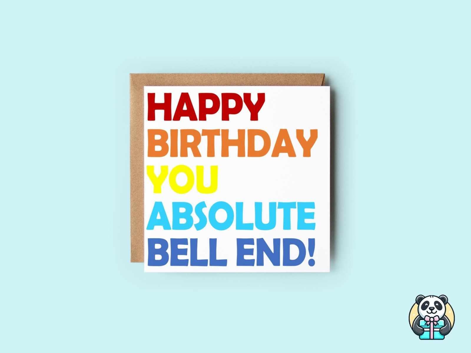 Happy Birthday You Absolute XXX - Greetings Card - The Gifted Panda Main image