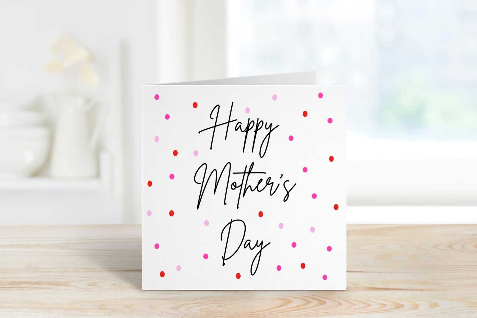 Happy Mother's Day Dotty Card - The Gifted Panda