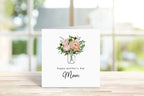 Happy Mother's Day Pink Flowers Card - The Gifted Panda