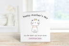 Happy Mother's Day To The Best Cat Mum Ever Card - The Gifted Panda