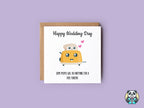 Happy Wedding Day Toaster Card - The Gifted Panda