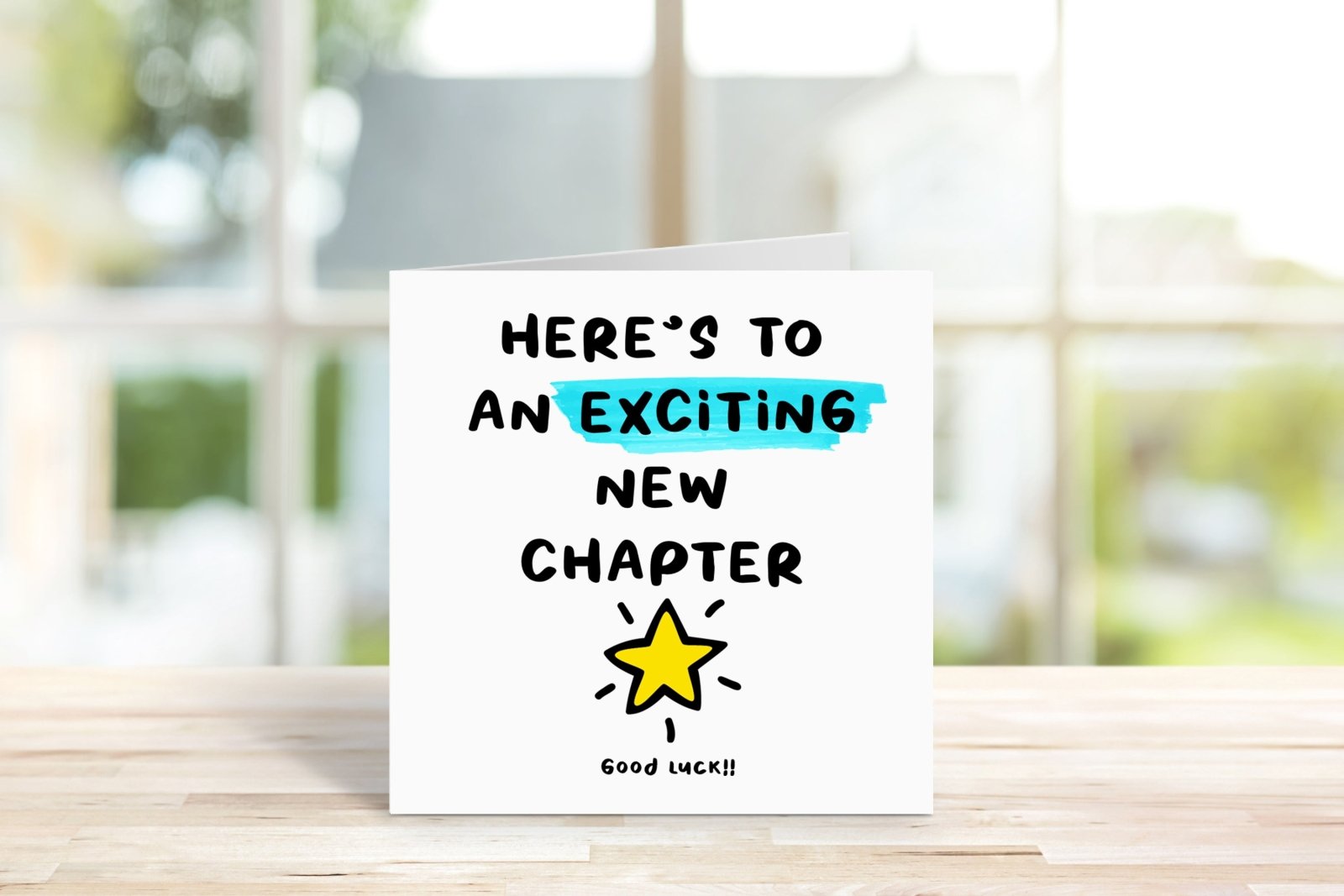 Here's To An Exciting New Chapter Card Secondary image