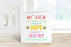 Hey Teach Greetings Card - The Gifted Panda