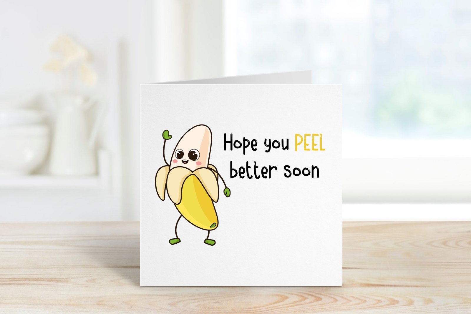 Hope You Peel Better Soon Greeting Card Secondary image