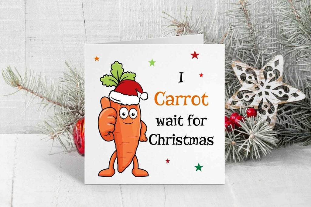 I Carrot Wait For Christmas Card - The Gifted Panda