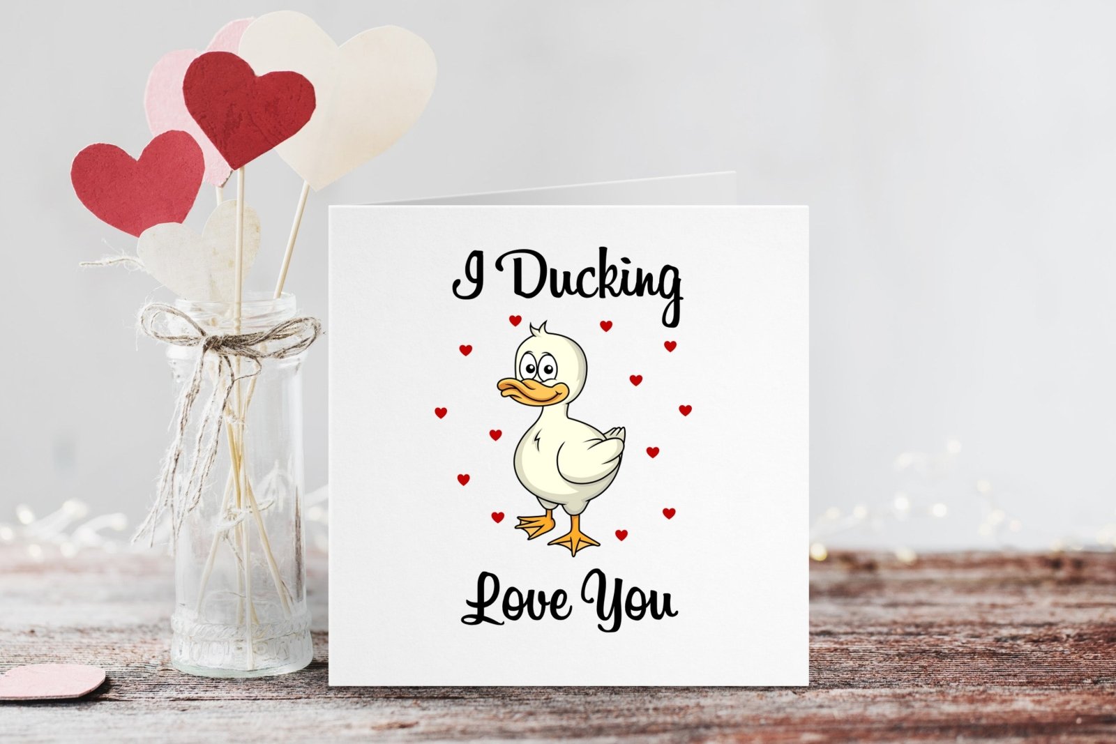 I Ducking Love You Greetings Card - The Gifted Panda