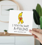 I Find You Quite A - Peeling Greetings Card - The Gifted Panda