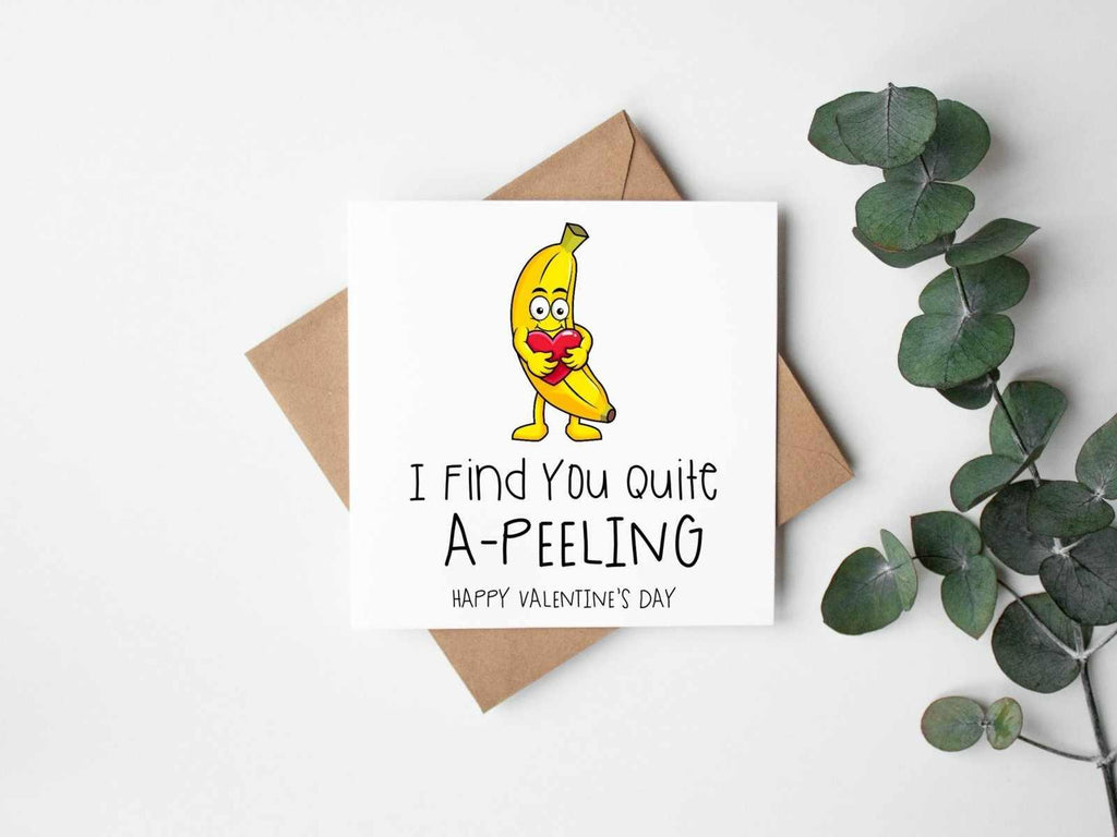 I Find You Quite A - Peeling Greetings Card - The Gifted Panda