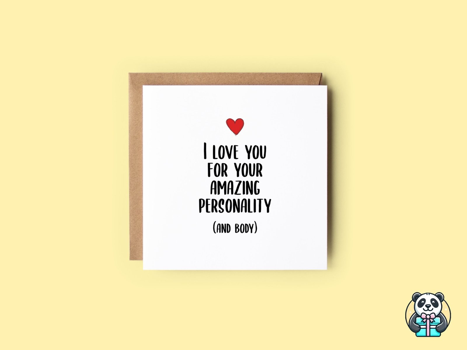 I Love You For Your Amazing Personality and XXX (Rude) - The Gifted Panda