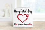 I Love You More Than Walkies Father's Day Greetings Card - The Gifted Panda