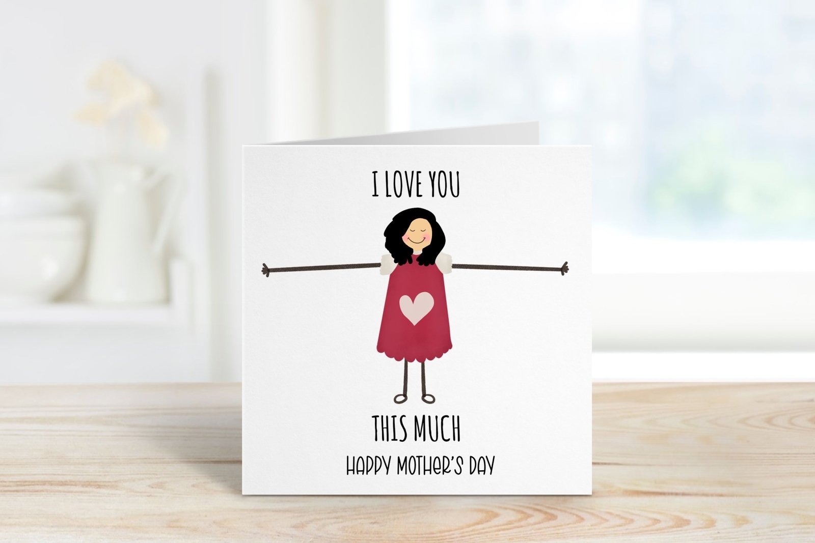 I Love You This Much Mother's Day Card - The Gifted Panda