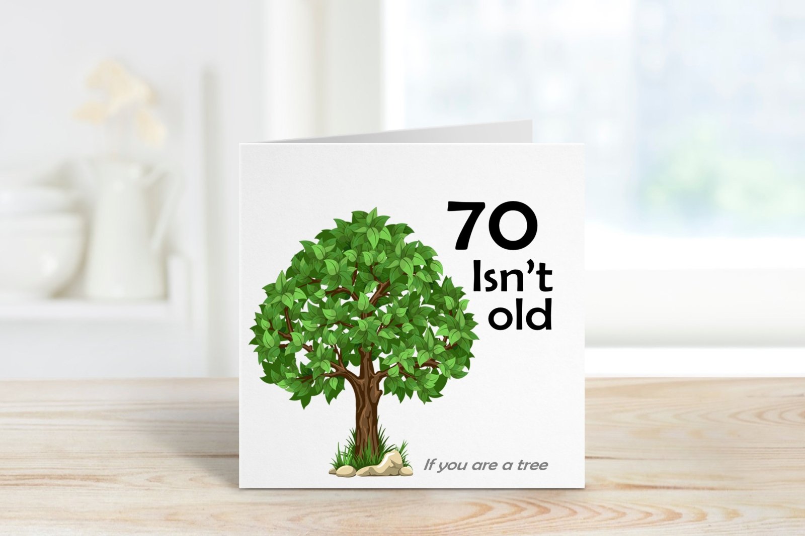 If You Are A Tree 70th Birthday Card Secondary image