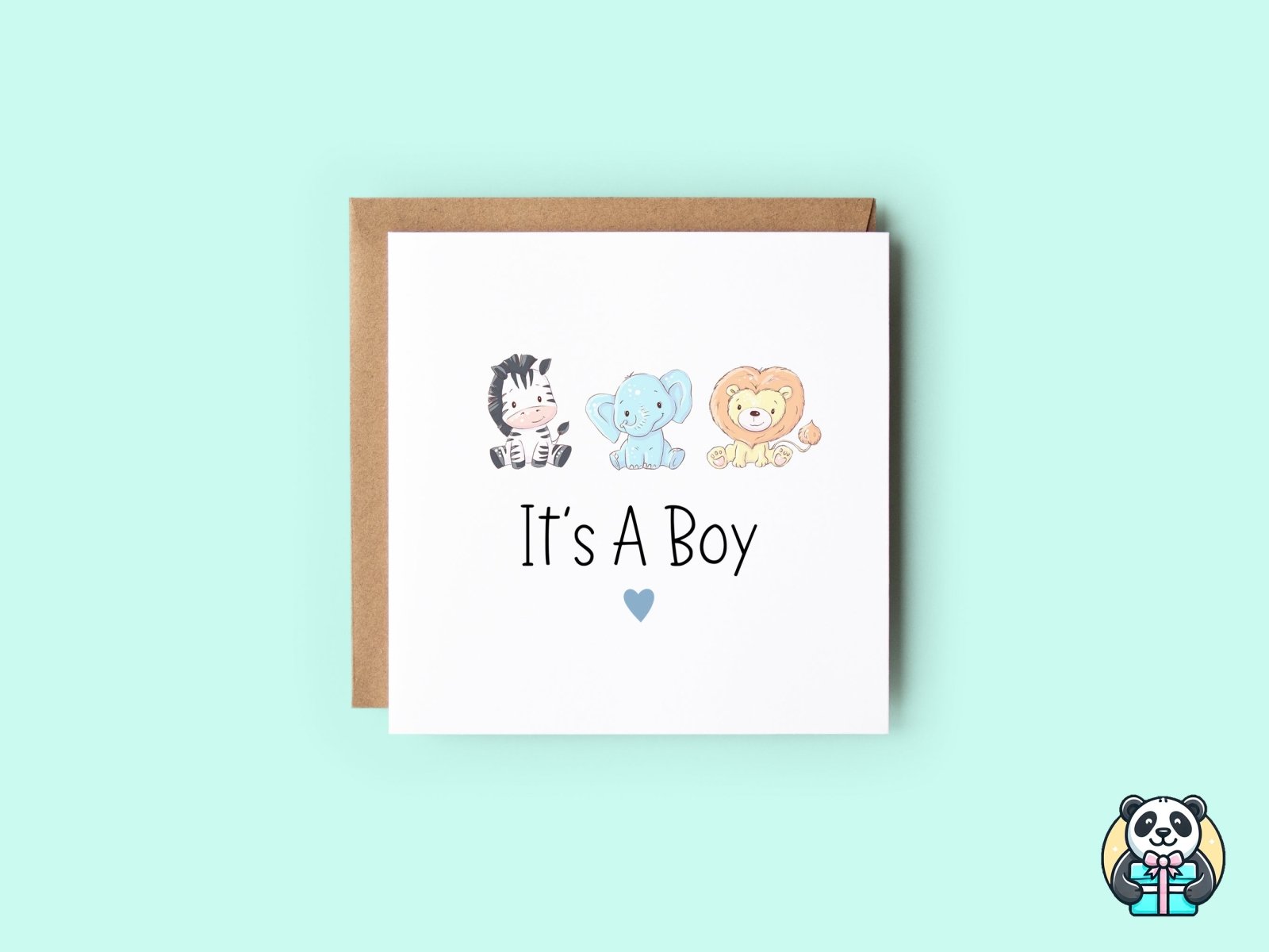 It's A Boy Card - The Gifted Panda
