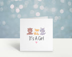 It's A Girl Card - The Gifted Panda