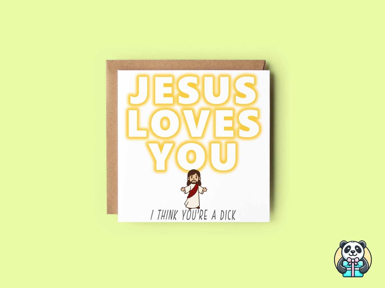 Jesus Loves You Greetings Card - The Gifted Panda