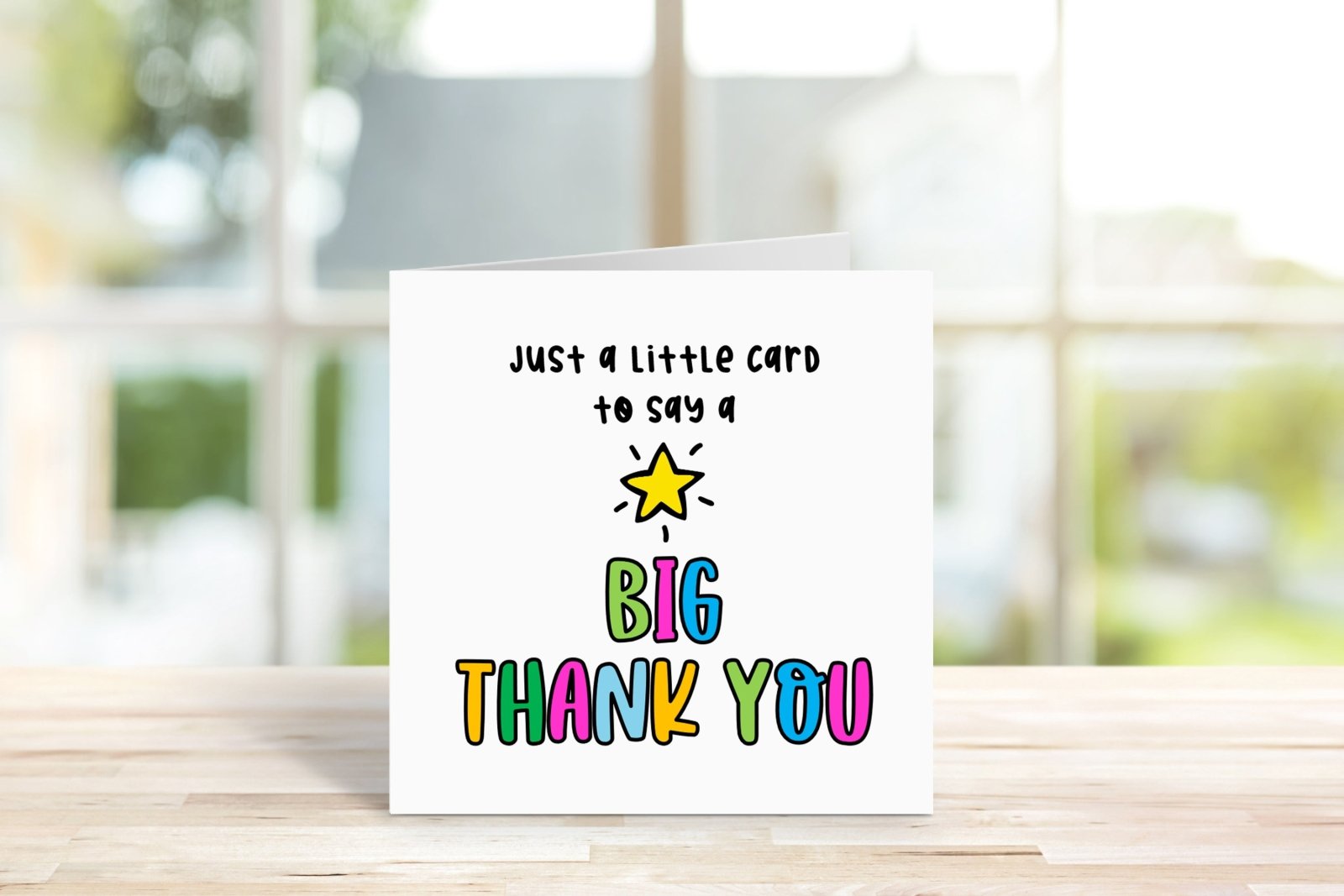 Just A Little Card To Say A Big Thank You Secondary image