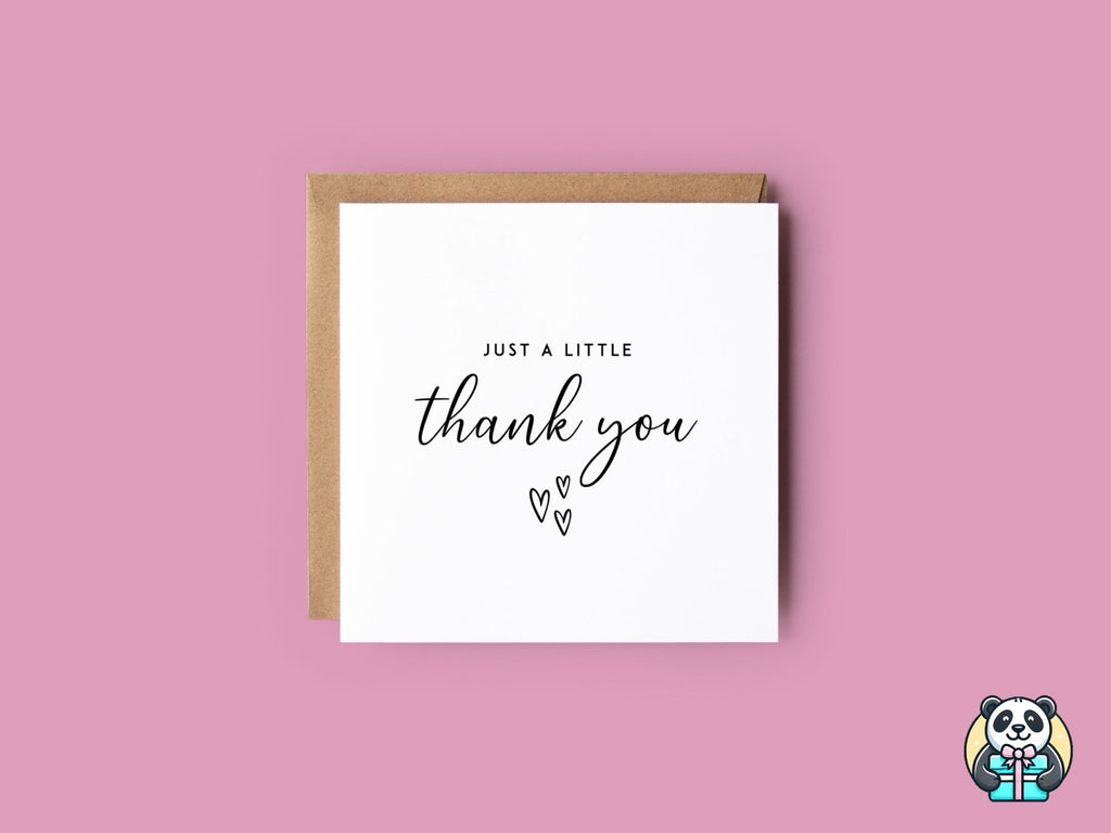 Just A Little Thank You - The Gifted Panda