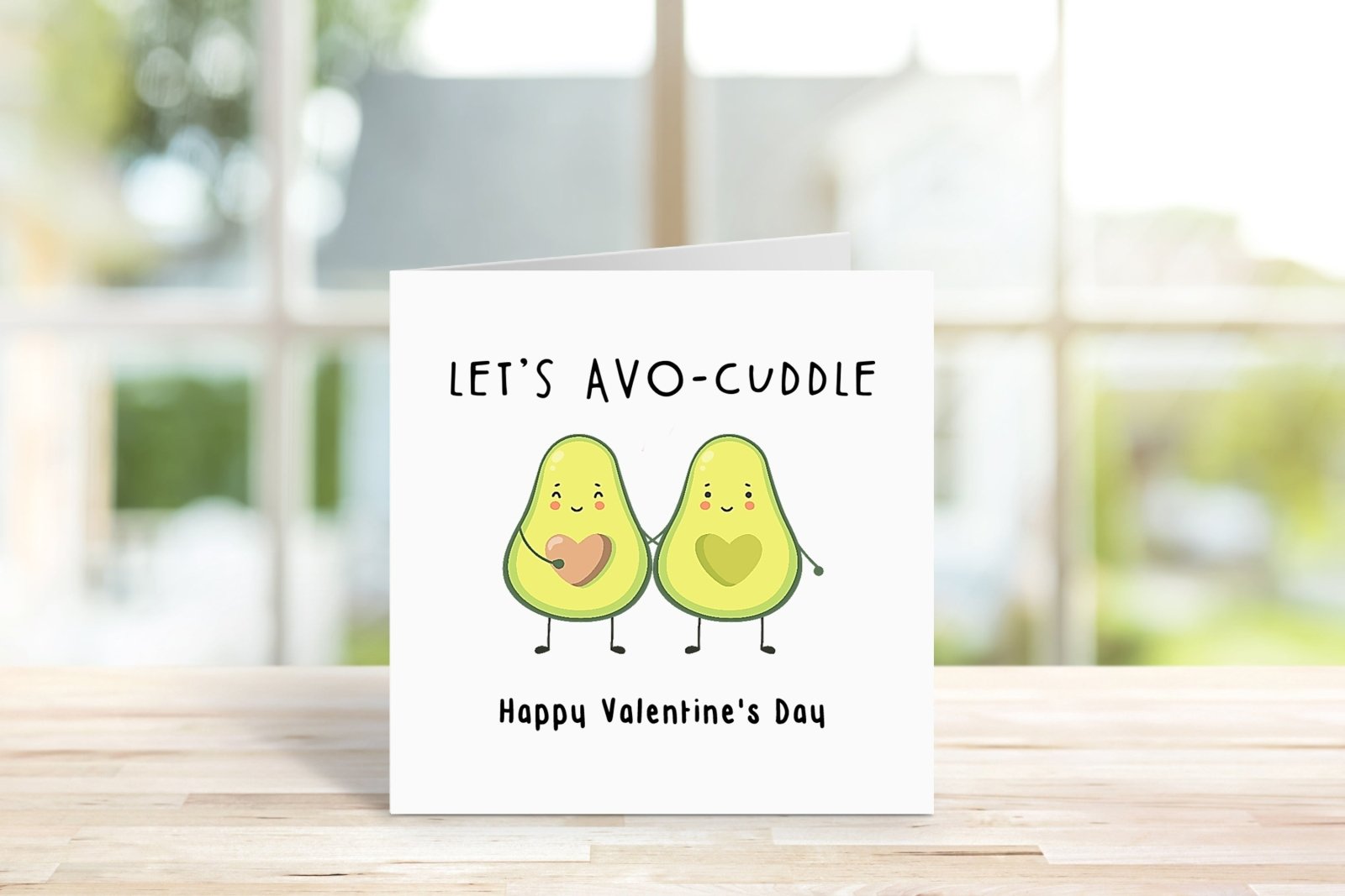 Let's Avo - cuddle Valentine's Card - The Gifted Panda