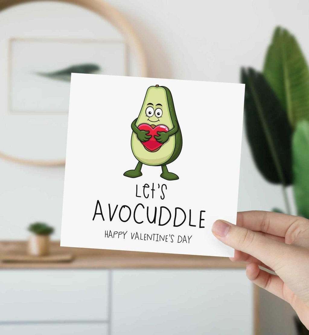 Lets Avocuddle Greetings Card - The Gifted Panda