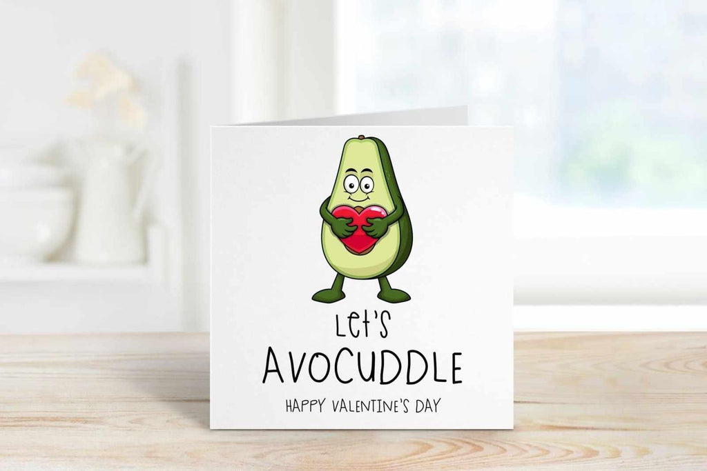 Lets Avocuddle Greetings Card - The Gifted Panda