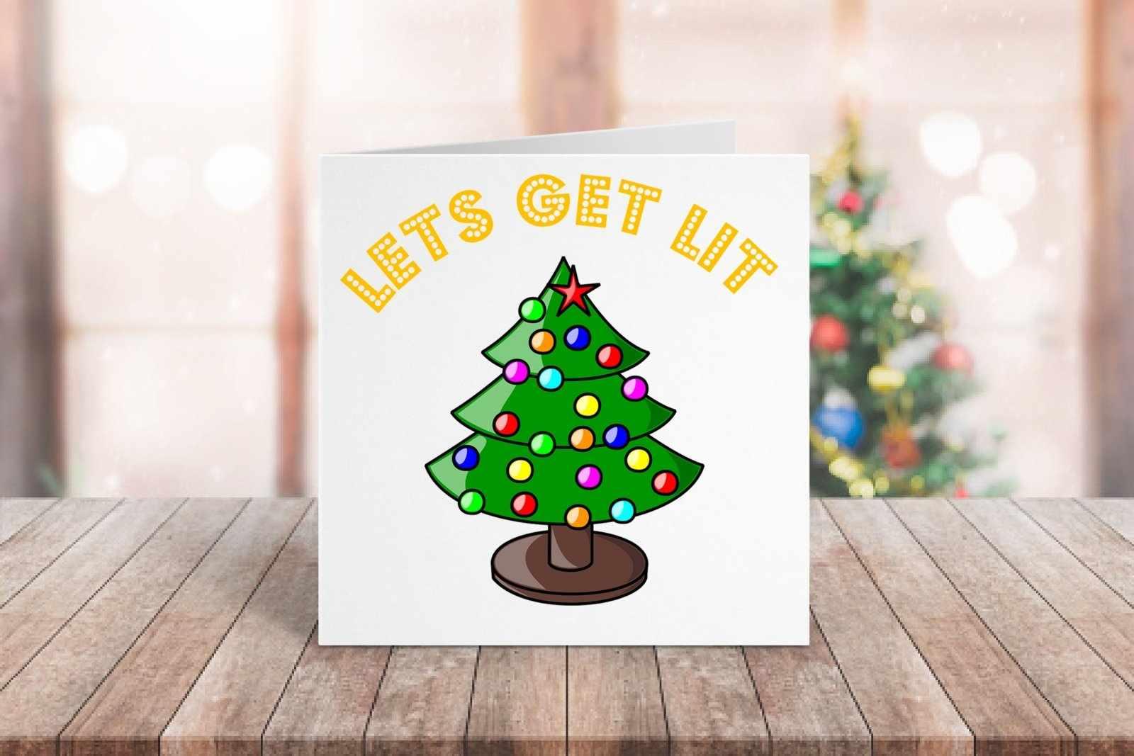 Let's Get Lit Greetings Card Secondary image