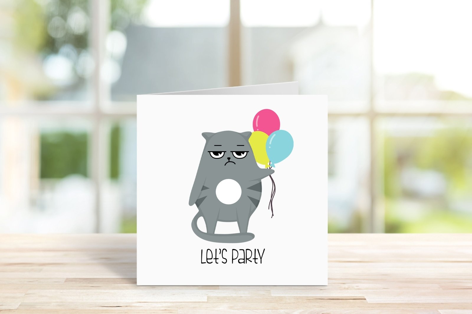 Let's Party Birthday Greeting Card Secondary image