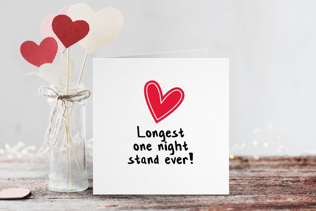 Longest One Night Stand Ever - Anniversary Card - The Gifted Panda