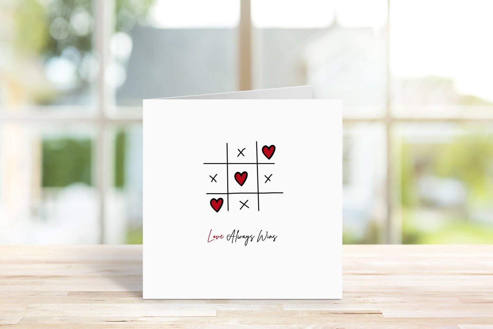 Love Always Wins Card - The Gifted Panda
